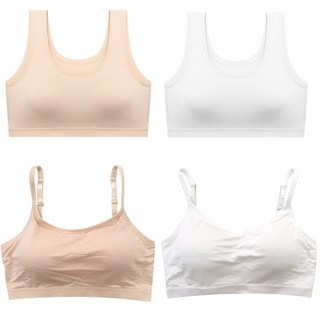 크롭 브라탑 모달 밴딩 노와이어 브라렛