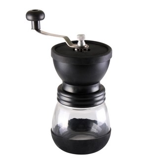 세라믹 커피 핸드밀 수동 커피그라인더 원두 커피가는기계, 1개, 블랙, 110ml