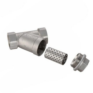 80 메쉬 Y 스트레이너 1/4 2인치 BSP 암나사 304 스테인리스 스틸 필터 밸브 수도관 피팅, 02 3/8"