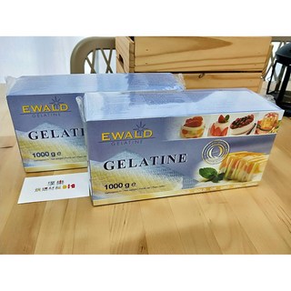 樸樂烘焙材料 德國愛唯EWALD吉利丁片 (金級/銀級) - 分裝, 1個, 愛唯吉利丁片-金級100g分裝包