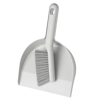 이케아 쓰레받기 빗자루 세트 신학기 사무용 개인 청소용품 페프리그, 1세트, 1세트