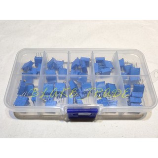 3296W 精密 可調電阻 套裝 10種阻值 共50只 現貨, 1個