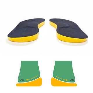 오다리 O다리 X다리 인솔 깔창 팔자걸음, X형 블랙