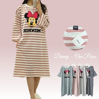 카라샵 디즈니정품 리본 미키 미니 원피스 루즈핏 롱 원피스