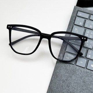 【Fee現貨3色新品】韓系顯臉小方框大框造型眼鏡 輕巧黑框鏡片平光眼鏡 冷色眼鏡 透明框眼鏡 無度數眼鏡 素顏眼鏡