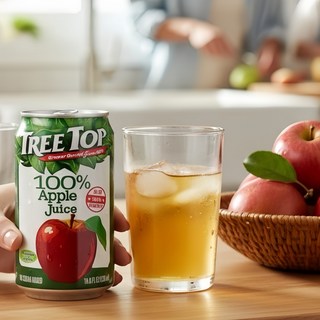 TREE TOP樹頂100%蘋果汁320ml 健康美味 無添加 全家共享, 1個, TREE TOP樹頂100%蘋果汁, 320ml