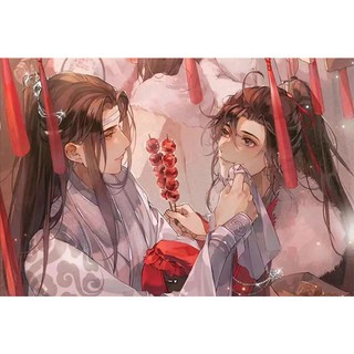 남망기 위무선 마도조사 애니메이션 일러스트 보석십자수 DIY비즈페인팅그림 진정령 굿즈 수제기념품선물 침실 거실 벽 꾸미기 다이아몬드그림 집중력향상 집콕취미 패키지, 마도조사 보석십자수-G825