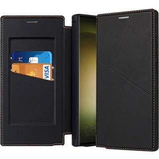 갤럭시 S25 울트라 마그네틱 PU가죽 레더카드 지갑 케이스