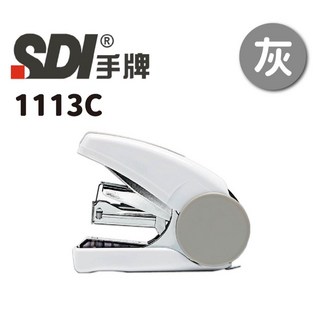 SDI 手牌 壹指訂10號省力平針訂書機 釘書機 省力釘書機 平針釘書機 10號訂書針, 1個, 灰色, 灰色