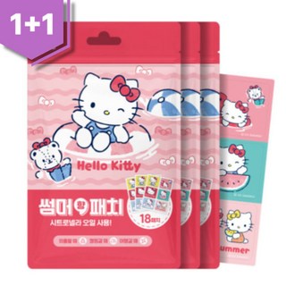 헬로키티 썸머향패치 모기패치 해충 기피 패치 모기기피제 스티커, 36개