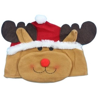 造型聖誕帽 麋鹿造型帽(紅帽子) 派對裝扮可愛配件, 一個入, 紅