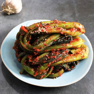 [산정마을] 톡 쏘는 알싸한 맛 전라도 갓김치, 5kg, 1개