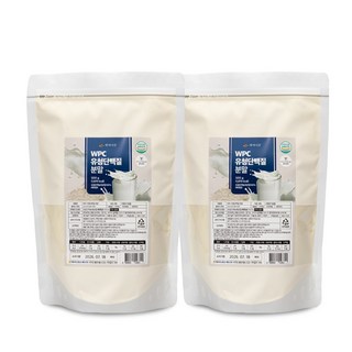 WPC유청단백질분말100% 500g팩 미국산 HACCP 인증제품, 2개, 500g