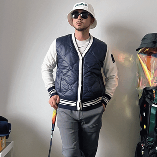 남성골프패딩 패딩가디건 방풍점퍼