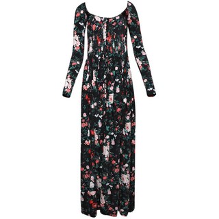 라반 로즈 프린트 맥시 드레스