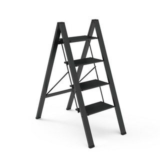 小閨祕 摺疊梯 扶手梯 工具梯 人字梯 多功能梯 - 全館低消不含運需滿99元, 1個, 新日式4步摺疊梯