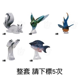 M.M小舖 魔物獵人崛起環境生物圖鑑 轉蛋 扭蛋 生物圖鑑 公仔 全5款, 1個, 整套(金額370，下X5)1E282