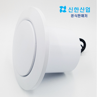 신한산업 환풍기 공식판매처 원형디자인 5인치 욕실환풍기 S-10L/RS-10/S-10, RS-10
