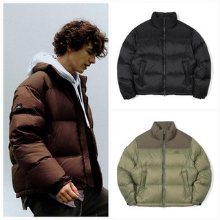 오닐 남성 여성 공용 루즈핏 기본블럭형태의 다운 자켓 벨리 덕다운 패딩점퍼 OUDMN4104