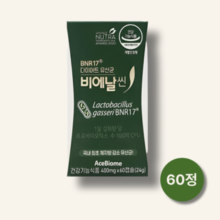 비에날씬 프로 다이어트 유산균, 1개, 60정