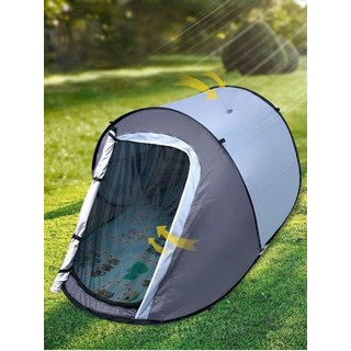 씽크라이프 원터치 팝업텐트 면텐트 차박 오토 자동 카키, 기본 사용 인원