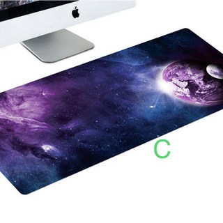 超大型星空滑鼠墊，創意超大桌墊，防滑耐磨，舒適遊戲辦公必備, C, 1個