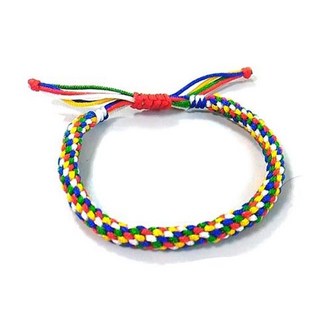 開運亮麗五色線幸運手環 開運吉祥