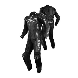 安信騎士 SPRS GP TECH 3 競技連身皮衣 一件式防摔衣 入門款透氣輕量化, 黑灰,50