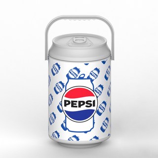 펩시 캠핑용 휴대용 여행용 3중 단열 아이스박스 PEP-ICEB01, 18.9L, 화이트