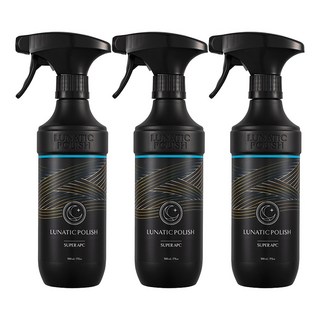 불스원 루나틱폴리시 슈퍼APC 다목적 실외 세정제 3개, 500ml