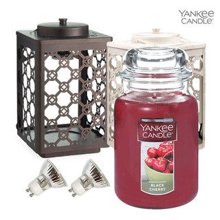 양키캔들 라지자+가든랜턴 캔들워머+전구2개 (택2), 라지자 미드나잇자스민, 가든랜턴 브론즈, 라지자 미드나잇자스민:가든랜턴 브론즈