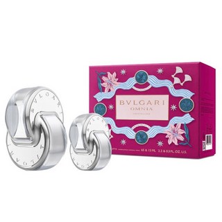 불가리 옴니아 크리스탈린 오 드 뚜왈렛 65ml + 15ml 세트, 1개