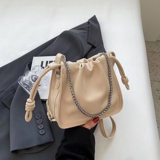 雲朵包女斜背包 側背包女 斜背包女鍊條包小方包肩背包韓版韓國ins母親節禮物生日禮物, 米白色