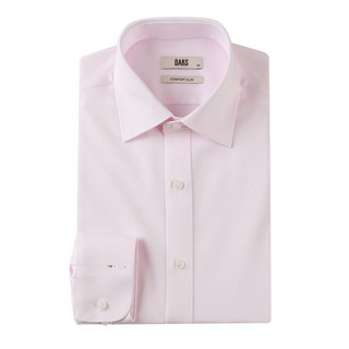 닥스 (더블사은) 노케어 텐셀혼방 스트레치 중간핏 핑크셔츠 12111
