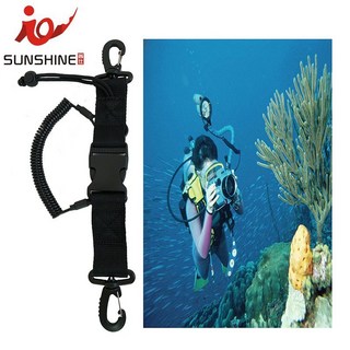 相機失手繩 潛水相機繩 防丟彈簧繩 可拉伸1.5m 戶外攀岩 水下攝影, 1個