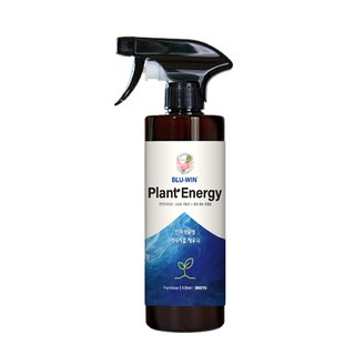 블루윈 플랜트에너지 식물 영양제 화분 화초 꽃 관엽 수경 뿌리 발근제 바질 상추 몬스테라 허브 루꼴라 비료, 1개, 500ml