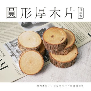 台灣現貨 圓木片 樟木片 聖誕樹樁 乾燥木素材 DIY聖誕裝飾