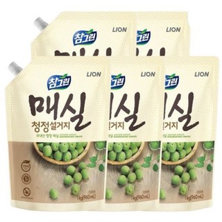 참그린 매실 청정설거지 리필 1kg 5개
