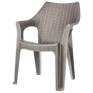 KEYWAY 聯府 夏威夷藤藝休閒椅 KGB969-2, 灰色, 1個