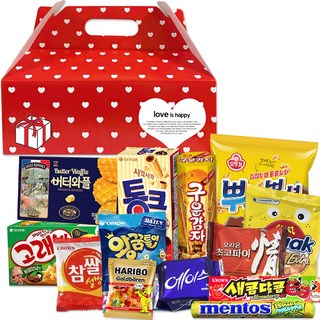 행복장바구니 과자세트 땡땡이손잡이세트B 13종 X 10개, 05.땡땡이손잡이세트B