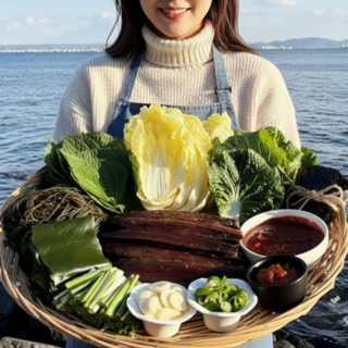 산지직송 포항 구룡포 손질 과메기 야채 세트 10마리 20마리 과매기 밀키트 셋트, 1개, 1.2kg내외(10마리_20쪽+야채)