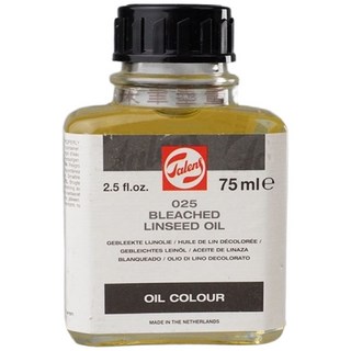 汶采 林布蘭025漂白亞麻仁油-75ml 油畫亞麻仁油 油畫必備, 1個, 75ml