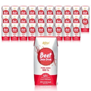 Rita 甜菜根汁, 200ml, 30個