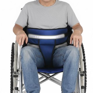 깔끔더하기 휠체어 안전벨트 낙상방지 안전띠, 1개, B-블루