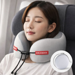 레스티아 목편안 메모리폼 기내용 목베개