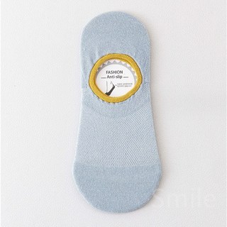 [微笑襪鋪] 女款春夏網眼透氣淺口純色防滑隐形襪 M29234