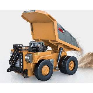 抖音同款 藍牙迷你合金叉車遙控車 電動工程車 兒童玩具, 1個, 迷你車型 合金外觀迷你電動翻斗車-帶充電線