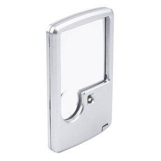 卡片式LED放大鏡 閱讀清晰 長輩適用, 1個