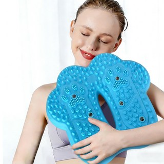 SengsoHome 3단계 촉감 가정용 스텝퍼 바운스번 에어 스텝퍼 발마사지 발지압 해소, 블루