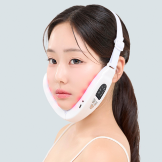 에란 이중턱삭제 얼굴 마사지기 턱선 V라인 입꼬리 리프팅 기기 피부관리 홈케어 뷰티 디바이스, 화이트